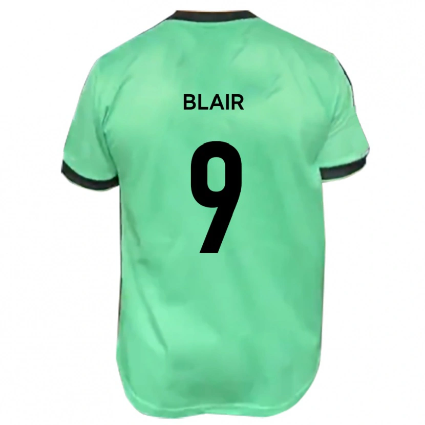 Danxen Dames Aaron Blair #9 Turkoois Zwart Uitshirt Uittenue 2025/26 T-Shirt