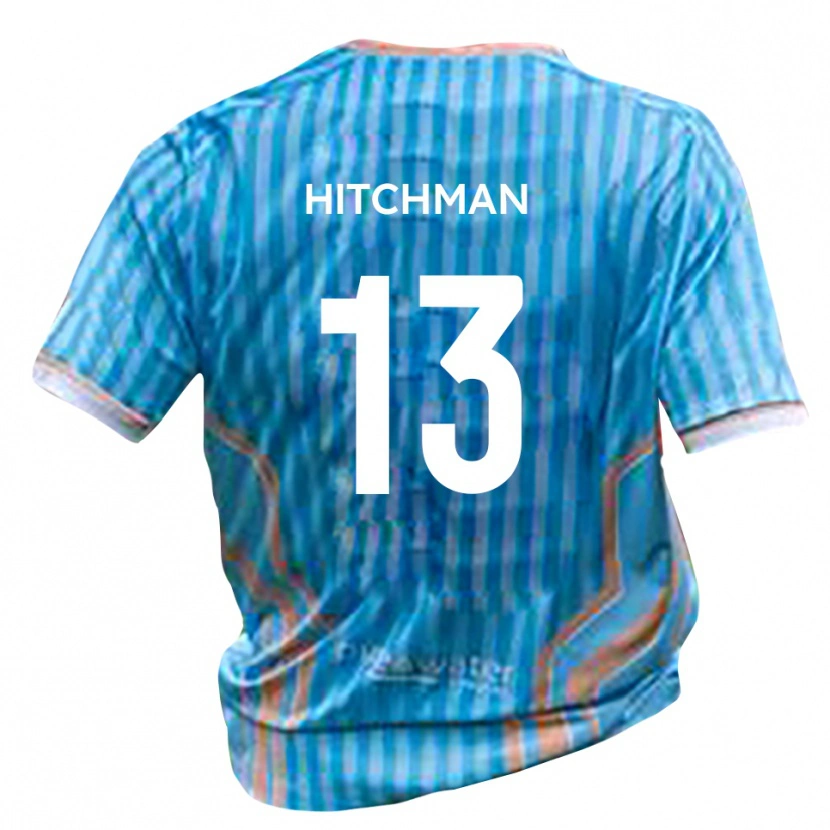 Danxen Dames Jack Hitchman #13 Zwart Goud Uitshirt Uittenue 2025/26 T-Shirt