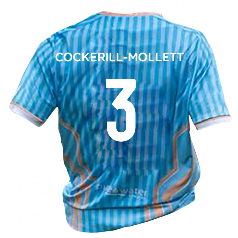 Danxen Dames Callum Cockerill-Mollett #3 Zwart Goud Uitshirt Uittenue 2025/26 T-Shirt