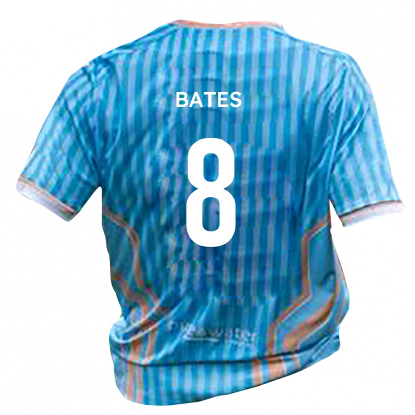 Danxen Dames Alfie Bates #8 Zwart Goud Uitshirt Uittenue 2025/26 T-Shirt