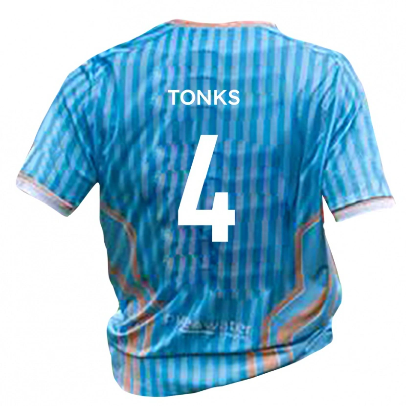 Danxen Dames Tom Tonks #4 Zwart Goud Uitshirt Uittenue 2025/26 T-Shirt