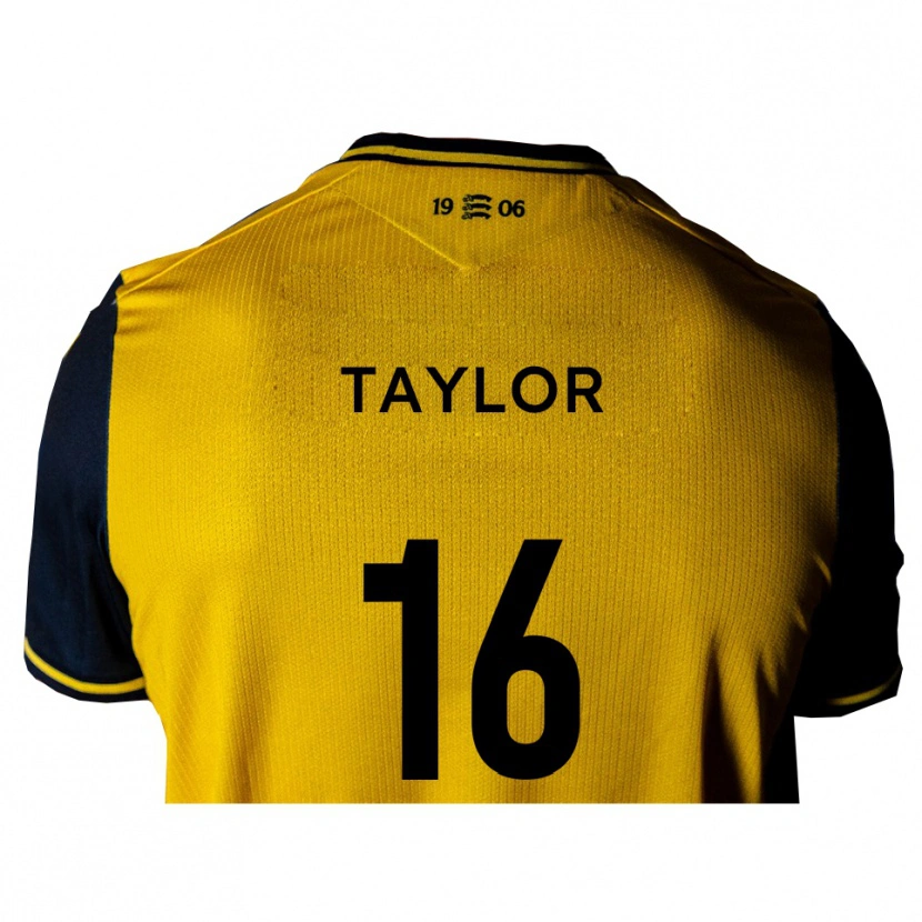 Danxen Dames Harry Taylor #16 Geel Zwart Uitshirt Uittenue 2025/26 T-Shirt