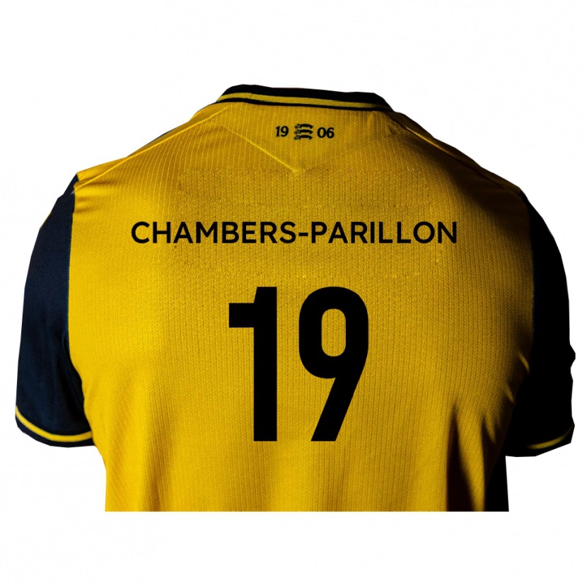 Danxen Dames Leon Chambers-Parillon #19 Geel Zwart Uitshirt Uittenue 2025/26 T-Shirt