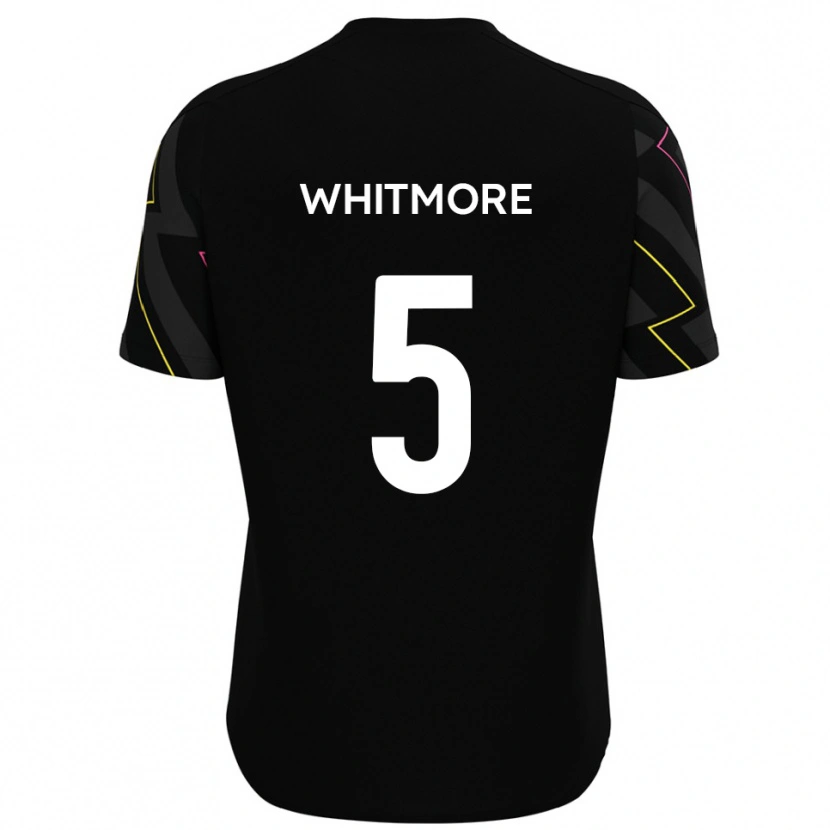 Danxen Dames Alex Whitmore #5 Zwart Grijs Uitshirt Uittenue 2025/26 T-Shirt