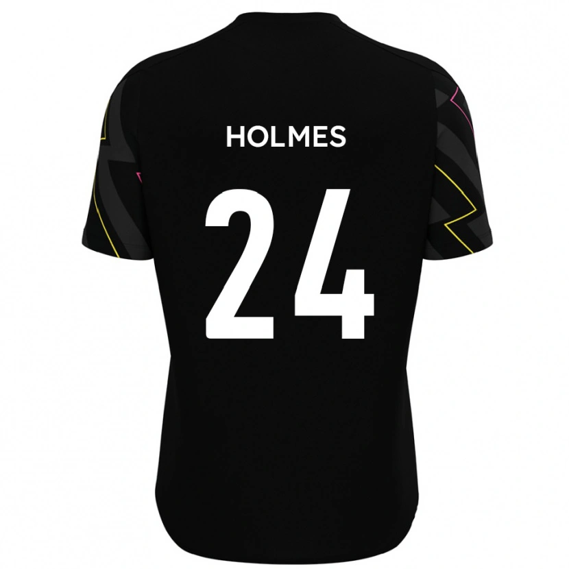 Danxen Dames Fin Holmes #24 Zwart Grijs Uitshirt Uittenue 2025/26 T-Shirt