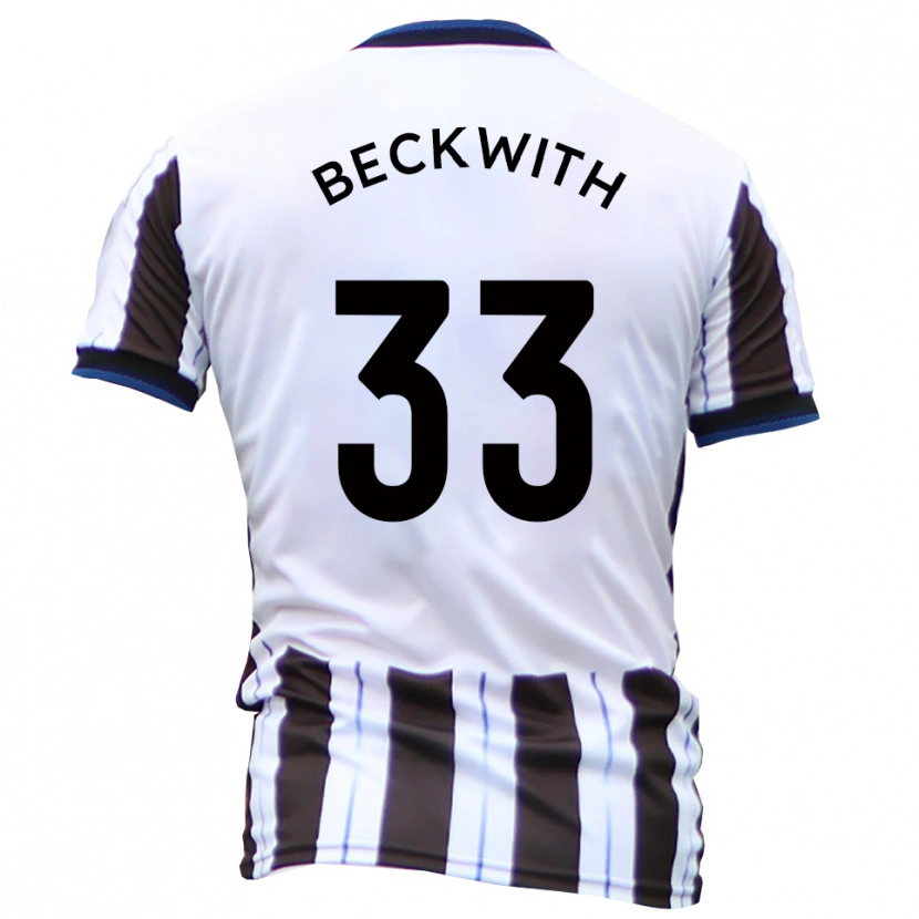 Danxen Dames Sam Beckwith #33 Wit Zwart Uitshirt Uittenue 2025/26 T-Shirt