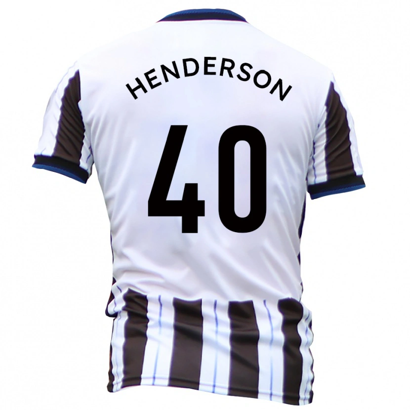 Danxen Dames Ian Henderson #40 Wit Zwart Uitshirt Uittenue 2025/26 T-Shirt