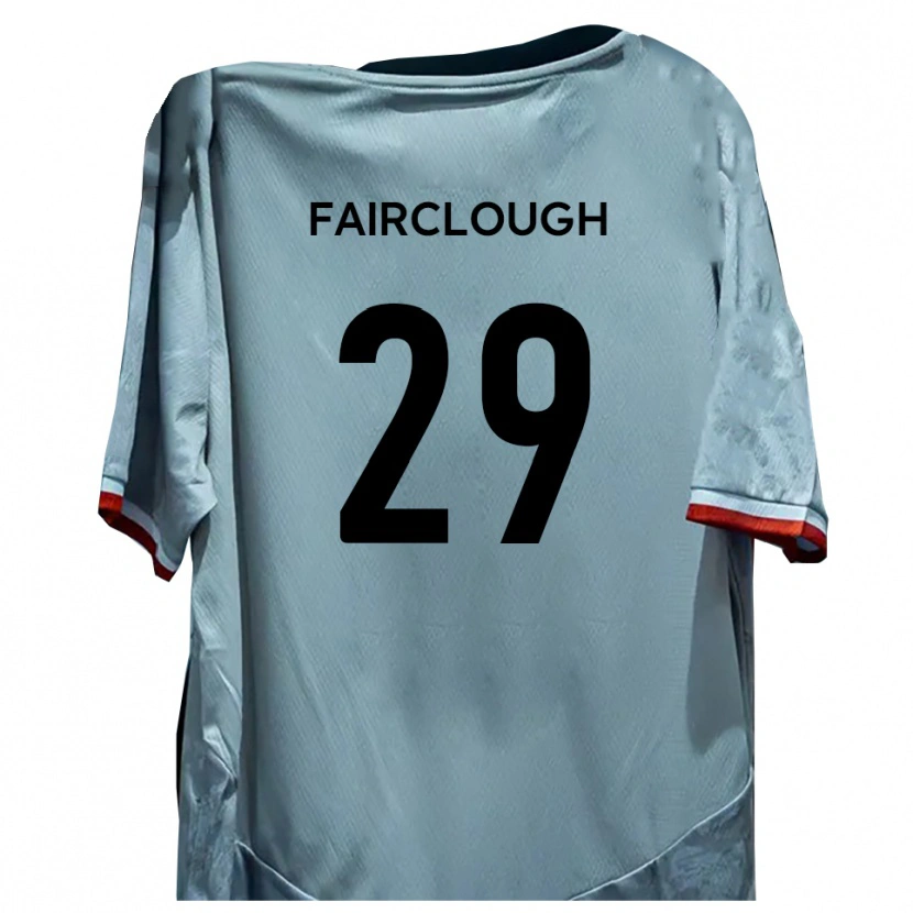 Danxen Dames Adam Fairclough #29 Wit Zwart Uitshirt Uittenue 2025/26 T-Shirt