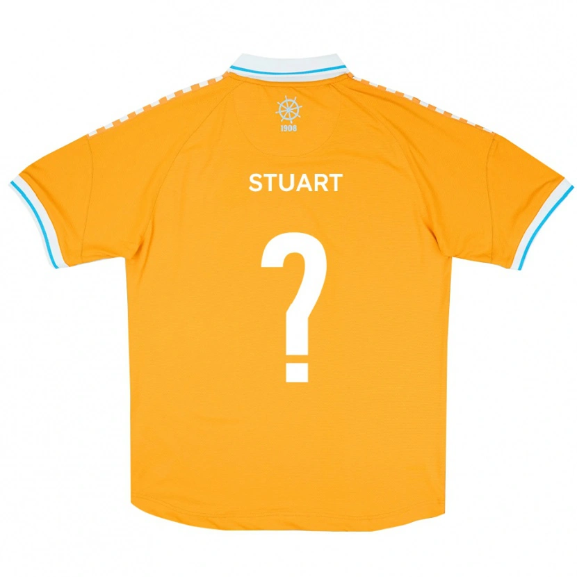Danxen Dames Emily Stuart #0 Geel Blauw Uitshirt Uittenue 2025/26 T-Shirt