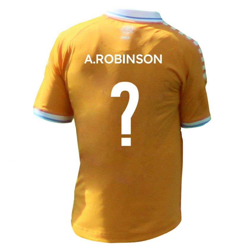 Danxen Dames Atalia Robinson #0 Geel Blauw Uitshirt Uittenue 2025/26 T-Shirt