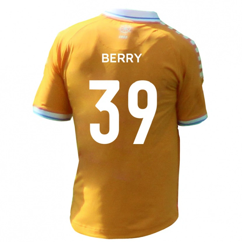 Danxen Dames Charlie Berry #39 Geel Blauw Uitshirt Uittenue 2025/26 T-Shirt