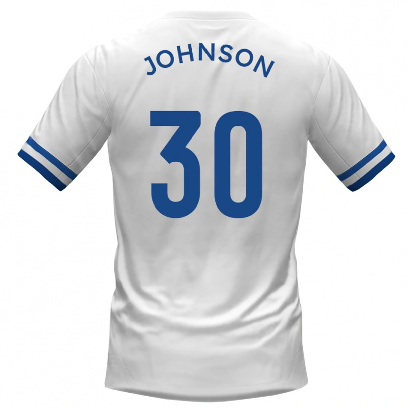 Danxen Dames Cody Johnson #30 Wit Blauw Uitshirt Uittenue 2025/26 T-Shirt