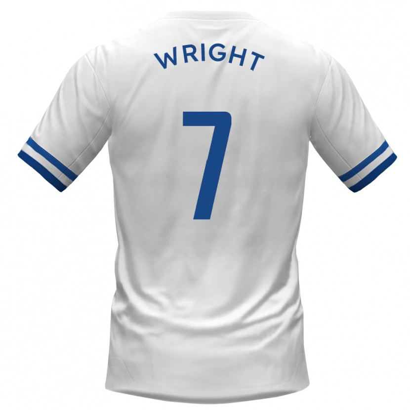 Danxen Dames Max Wright #7 Wit Blauw Uitshirt Uittenue 2025/26 T-Shirt