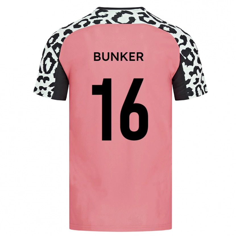 Danxen Dames Harvey Bunker #16 Roze Zwart Uitshirt Uittenue 2025/26 T-Shirt