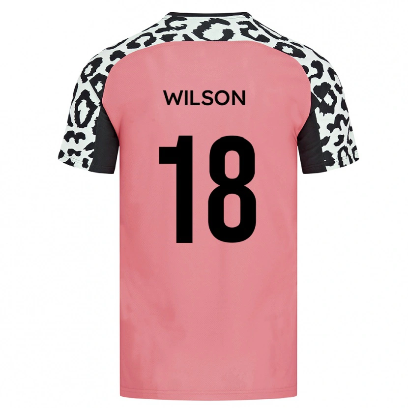 Danxen Dames Kemall Wilson #18 Roze Zwart Uitshirt Uittenue 2025/26 T-Shirt