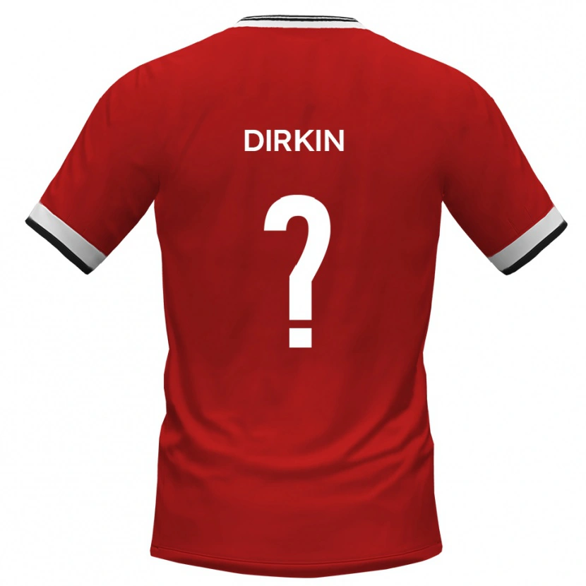 Danxen Dames James Dirkin #0 Wit Zwart Uitshirt Uittenue 2025/26 T-Shirt