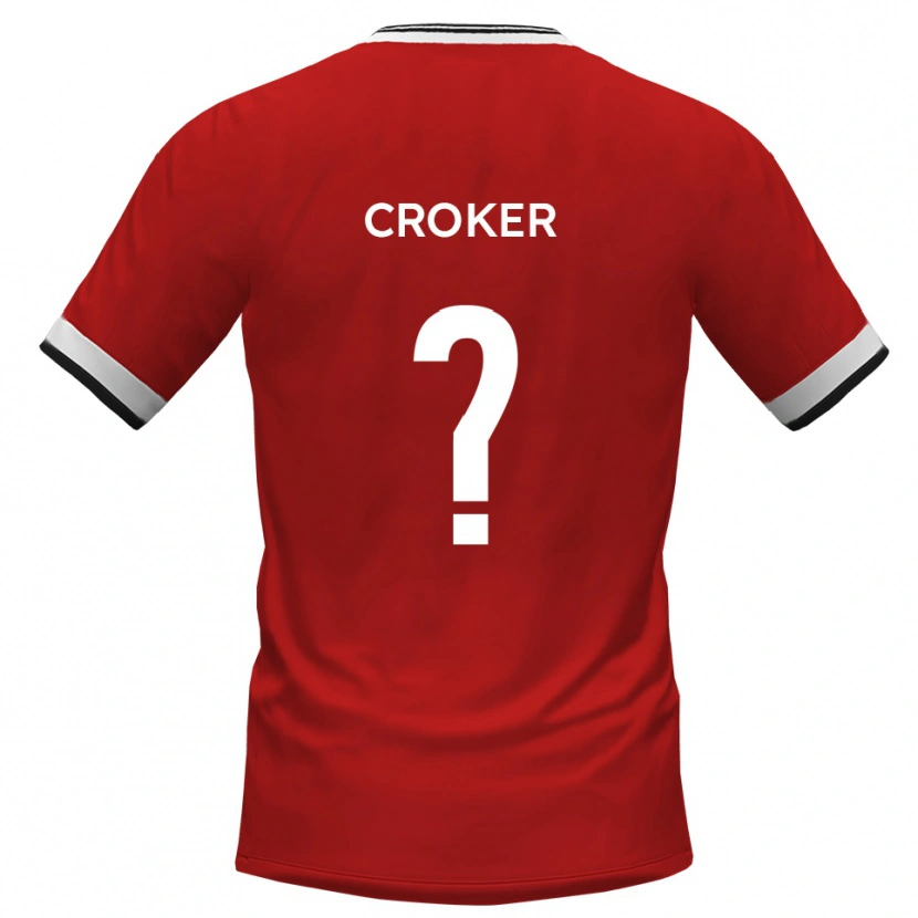 Danxen Dames Michael Croker #0 Wit Zwart Uitshirt Uittenue 2025/26 T-Shirt
