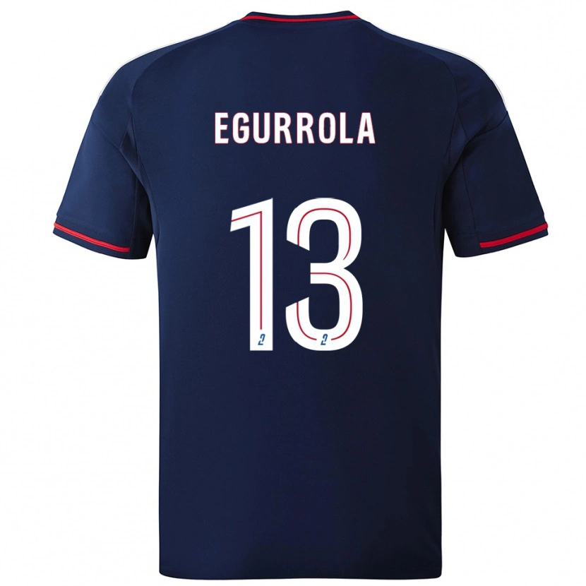 Danxen Dames Damaris Egurrola #13 Marine Rood Uitshirt Uittenue 2025/26 T-Shirt