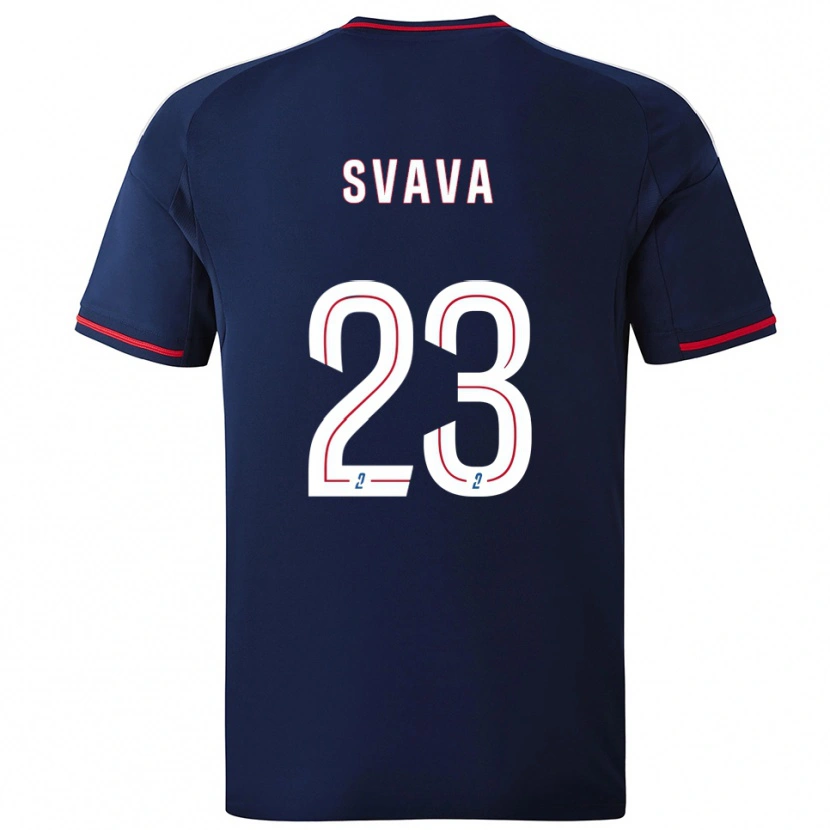 Danxen Dames Sofie Svava #23 Marine Rood Uitshirt Uittenue 2025/26 T-Shirt