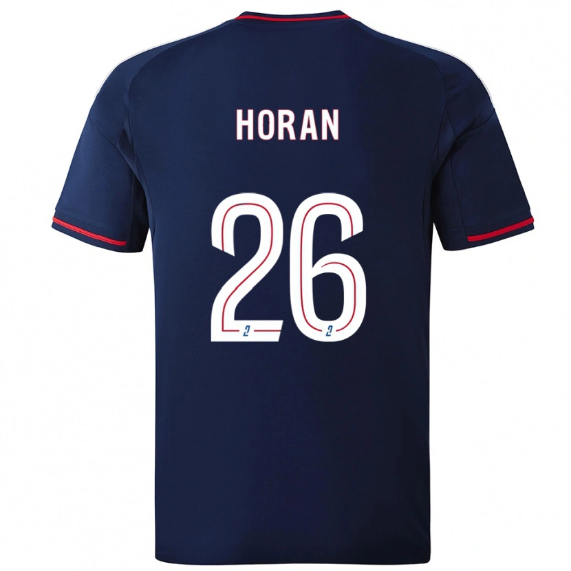 Danxen Dames Lindsey Horan #26 Marine Rood Uitshirt Uittenue 2025/26 T-Shirt