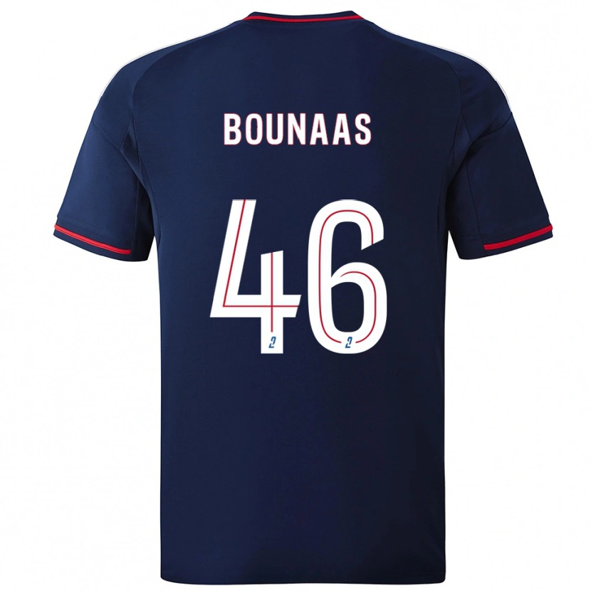 Danxen Dames Idris Bounaas #46 Marine Rood Uitshirt Uittenue 2025/26 T-Shirt