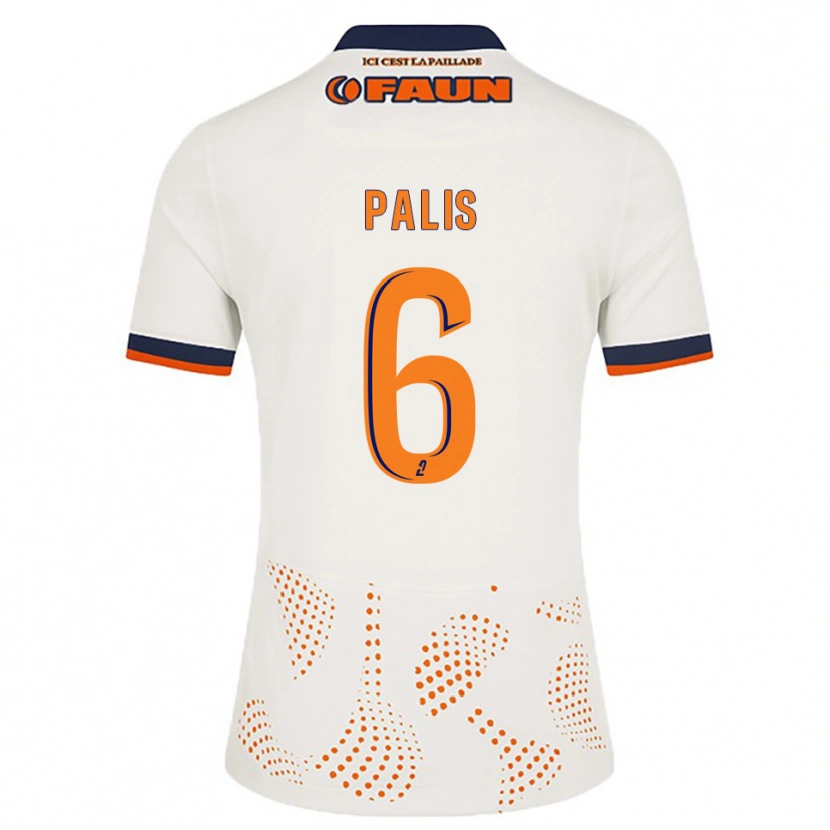 Danxen Dames Ella Palis #6 Wit Oranje Uitshirt Uittenue 2025/26 T-Shirt