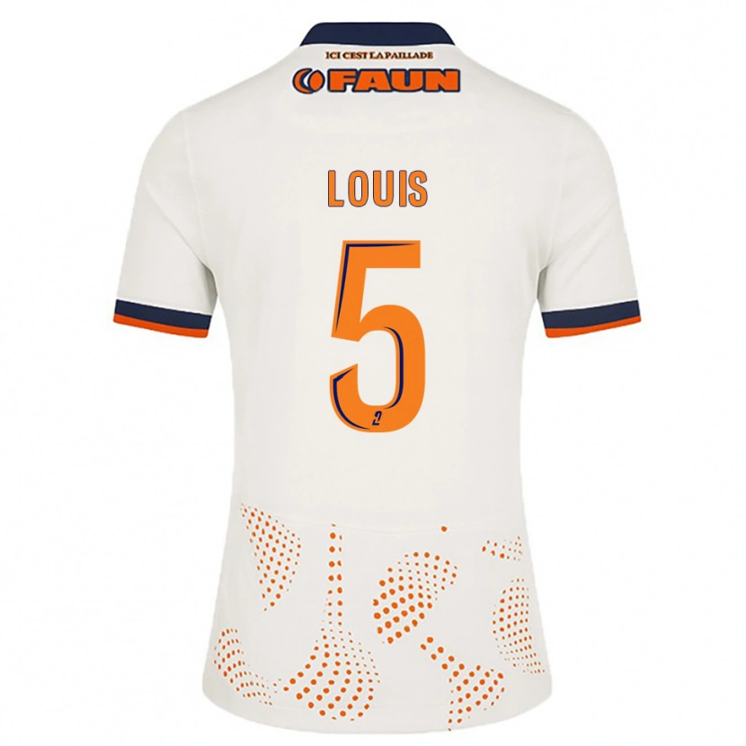 Danxen Dames Kethna Louis #5 Wit Oranje Uitshirt Uittenue 2025/26 T-Shirt