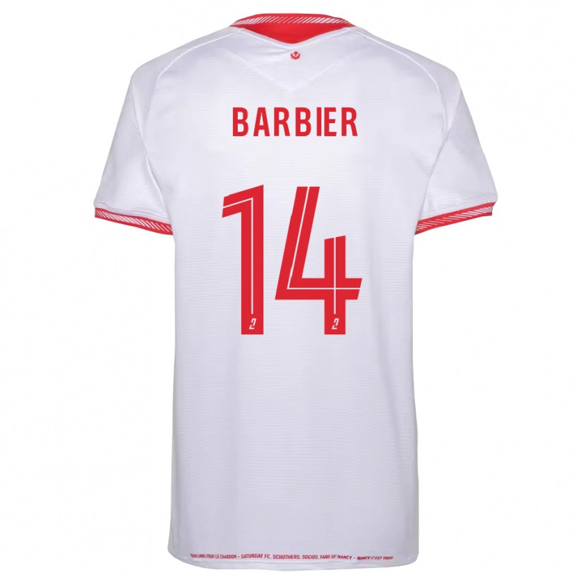 Danxen Dames Hugo Barbier #14 Zwart Rood Uitshirt Uittenue 2025/26 T-Shirt