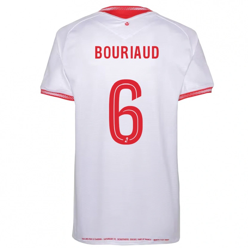 Danxen Dames Teddy Bouriaud #6 Zwart Rood Uitshirt Uittenue 2025/26 T-Shirt