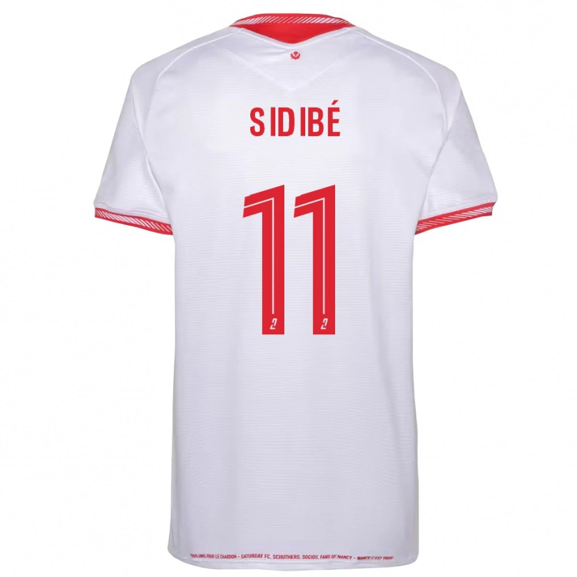 Danxen Dames Oumar Sidibé #11 Zwart Rood Uitshirt Uittenue 2025/26 T-Shirt