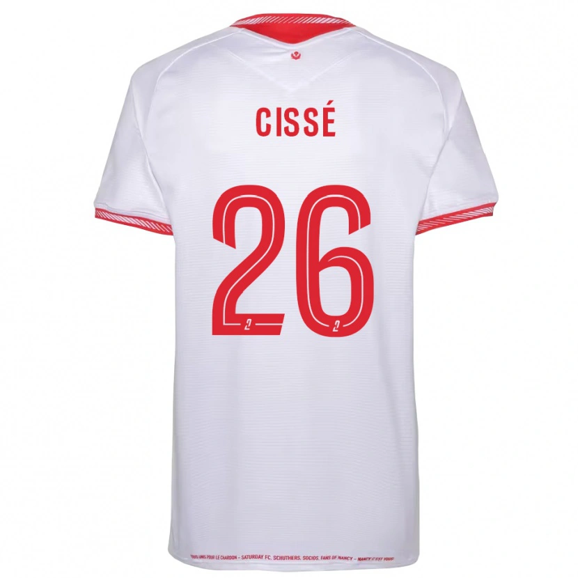 Danxen Dames Sidi Cissé #26 Zwart Rood Uitshirt Uittenue 2025/26 T-Shirt