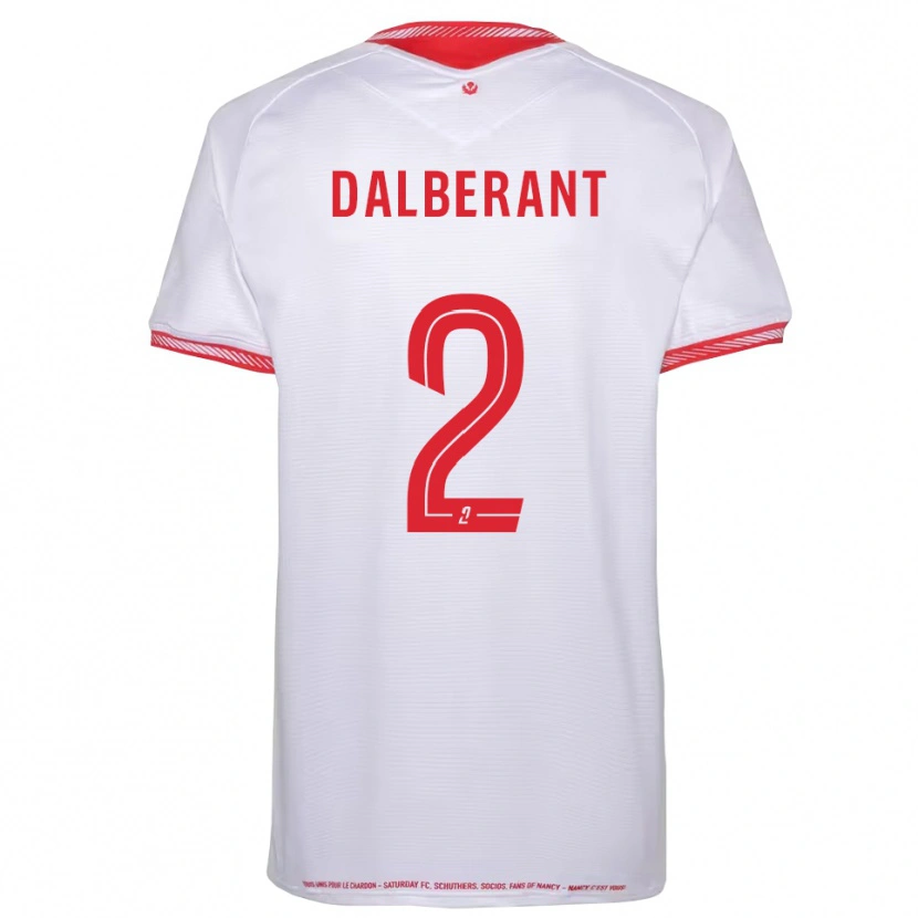 Danxen Dames Jean-Michel Dalberant #2 Zwart Rood Uitshirt Uittenue 2025/26 T-Shirt
