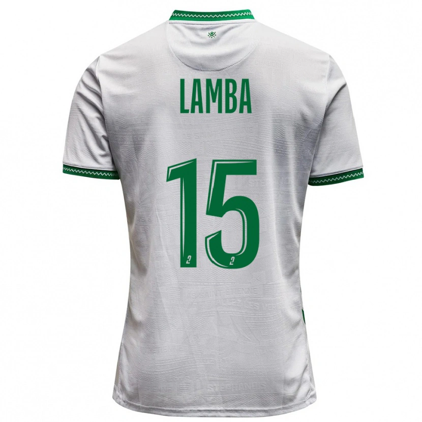 Danxen Dames Chico Lamba #15 Wit Groen Uitshirt Uittenue 2025/26 T-Shirt