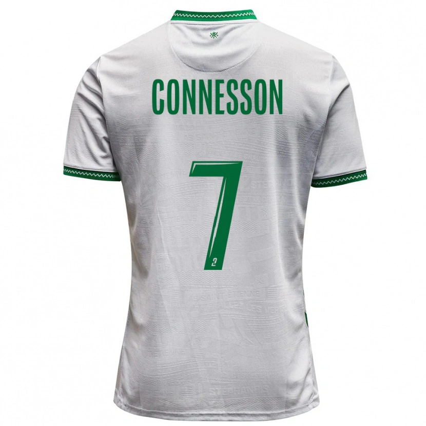 Danxen Dames Adèle Connesson #7 Wit Groen Uitshirt Uittenue 2025/26 T-Shirt