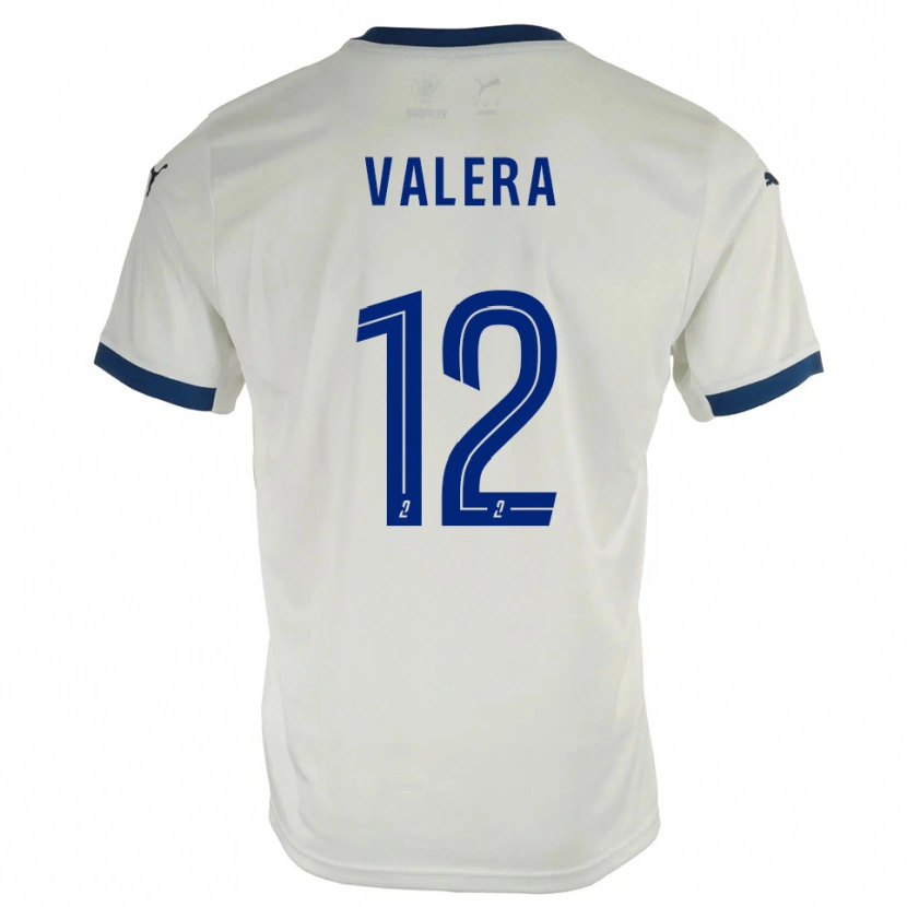 Danxen Dames Louis Valera #12 Wit Blauw Uitshirt Uittenue 2025/26 T-Shirt