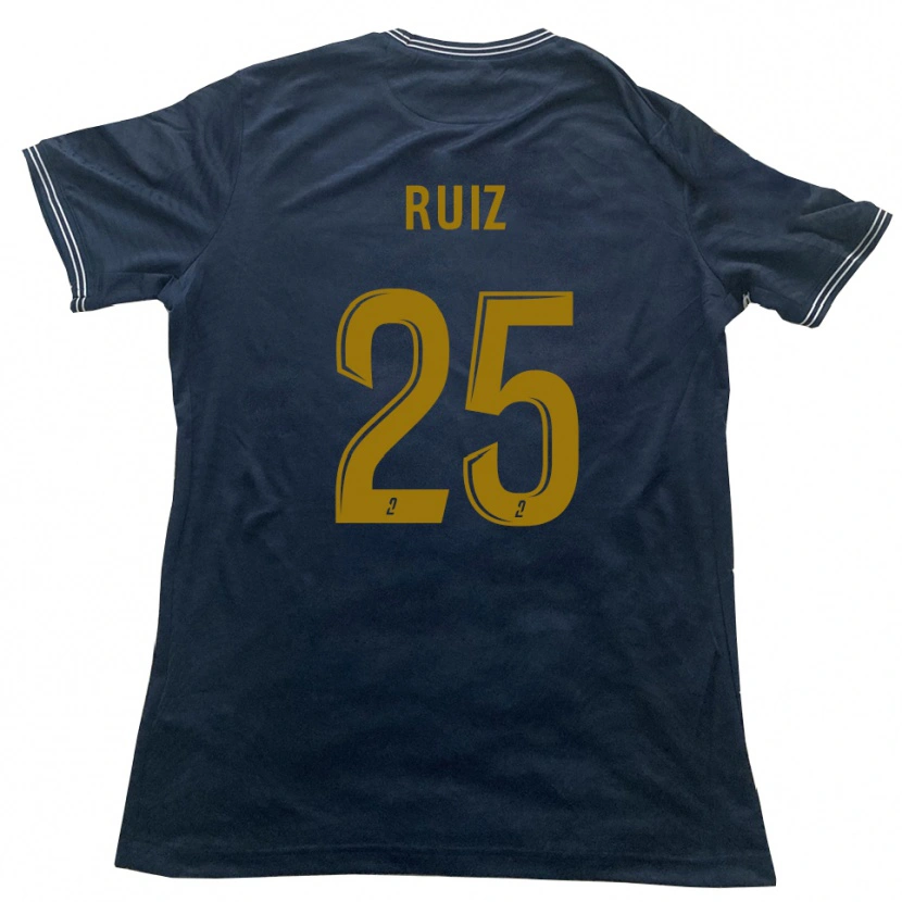 Danxen Dames Jean Ruiz #25 Marine Goud Uitshirt Uittenue 2025/26 T-Shirt
