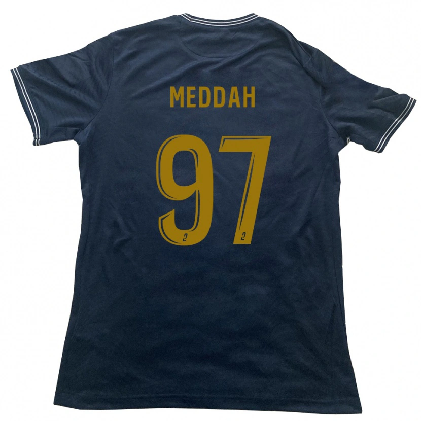 Danxen Dames Daylam Meddah #97 Marine Goud Uitshirt Uittenue 2025/26 T-Shirt