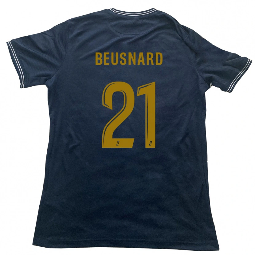 Danxen Dames Steeve Beusnard #21 Marine Goud Uitshirt Uittenue 2025/26 T-Shirt