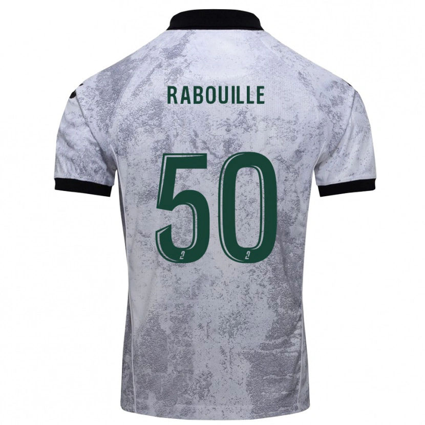 Danxen Dames Valentin Rabouille #50 Wit Zwart Uitshirt Uittenue 2025/26 T-Shirt