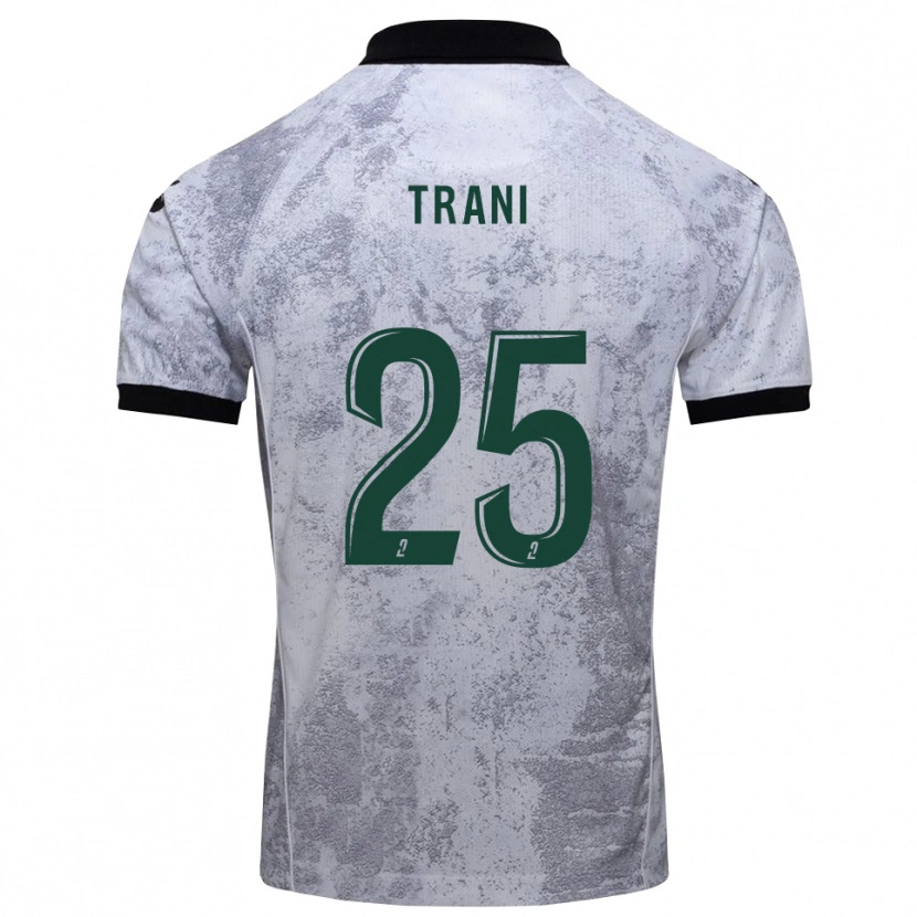 Danxen Dames Guillaume Trani #25 Wit Zwart Uitshirt Uittenue 2025/26 T-Shirt