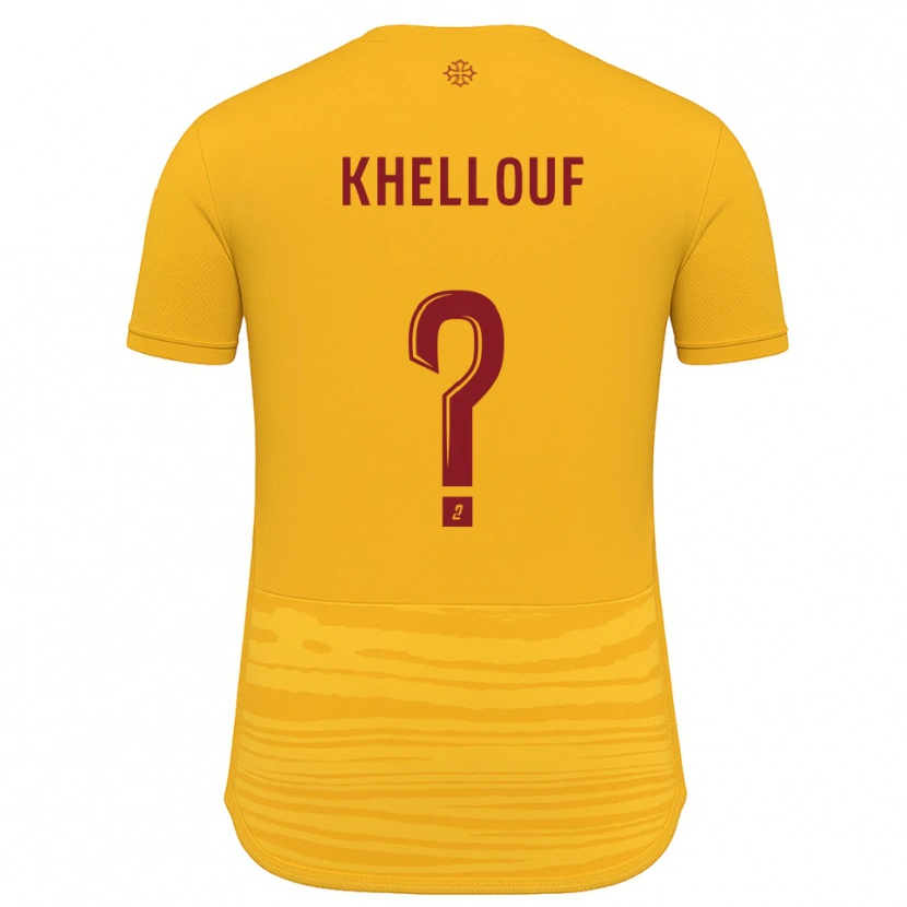 Danxen Dames Ilyann Khellouf #0 Oranje Bourgondisch Uitshirt Uittenue 2025/26 T-Shirt