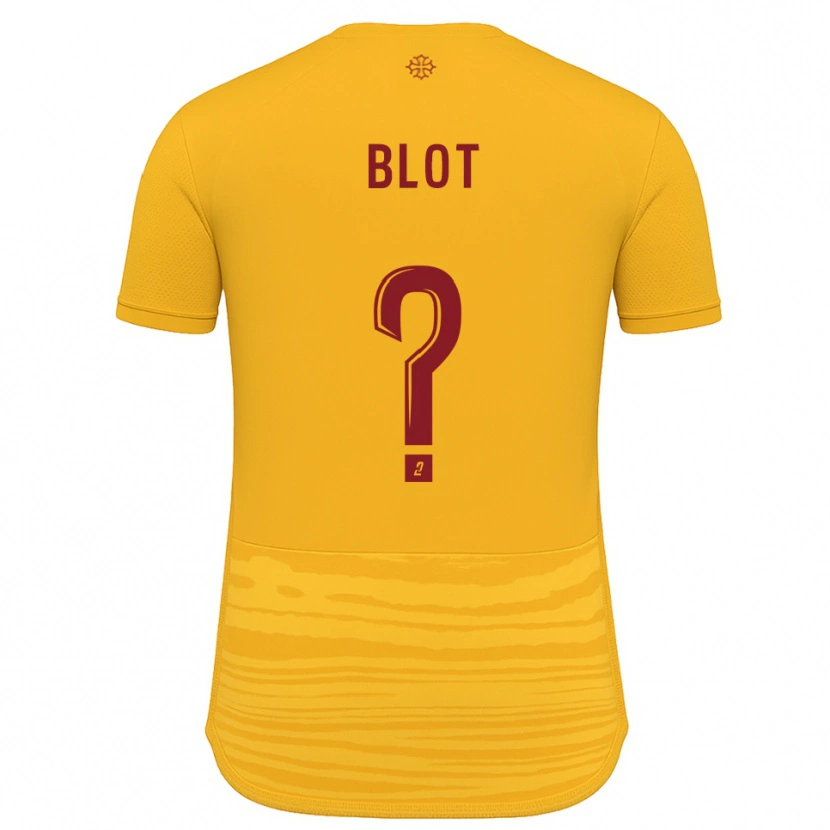 Danxen Dames Titouan Blot #0 Oranje Bourgondisch Uitshirt Uittenue 2025/26 T-Shirt