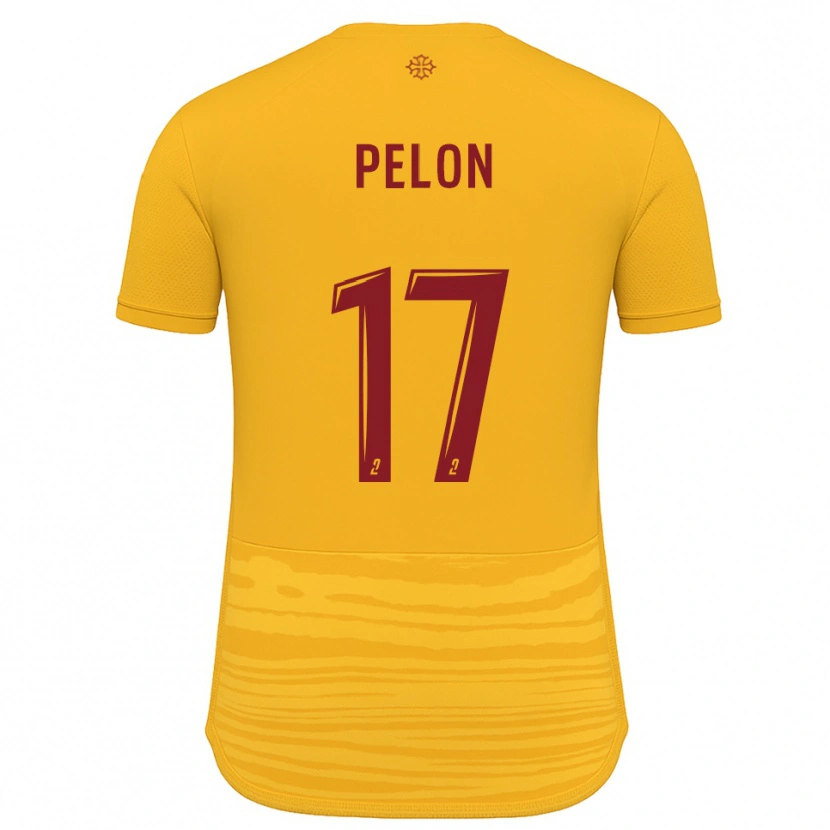 Danxen Dames Aurélien Pelon #17 Oranje Bourgondisch Uitshirt Uittenue 2025/26 T-Shirt