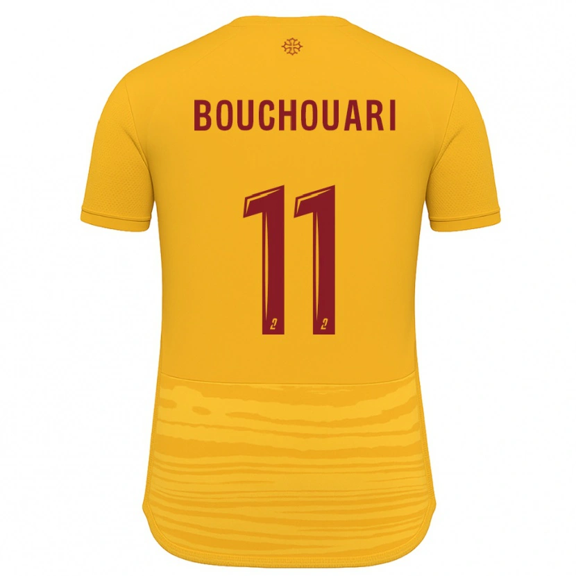 Danxen Dames Mohamed Bouchouari #11 Oranje Bourgondisch Uitshirt Uittenue 2025/26 T-Shirt