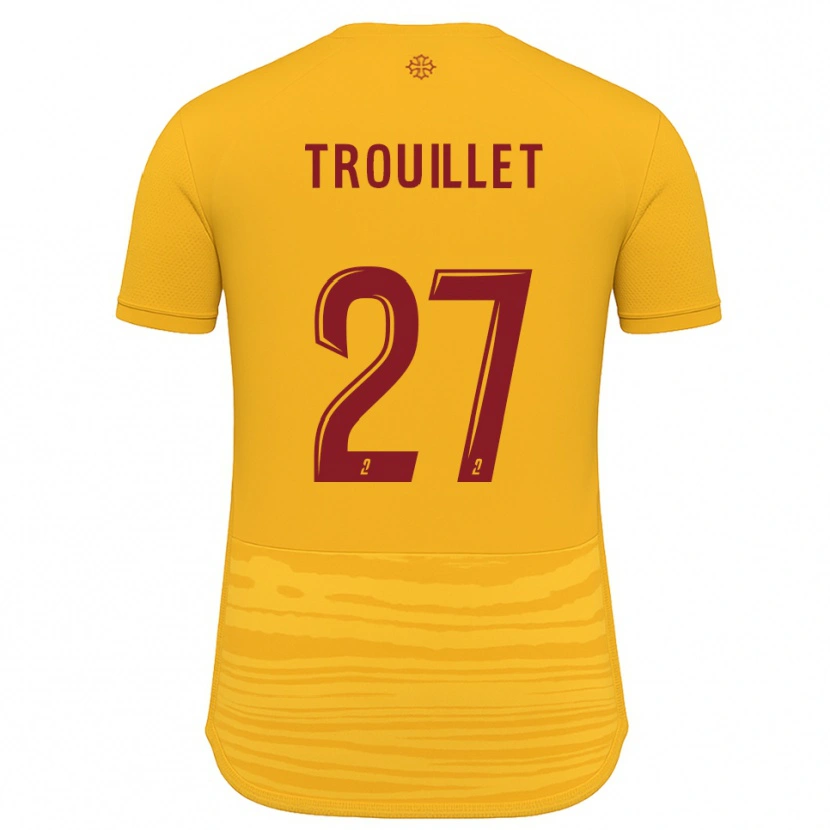Danxen Dames Alexis Trouillet #27 Oranje Bourgondisch Uitshirt Uittenue 2025/26 T-Shirt