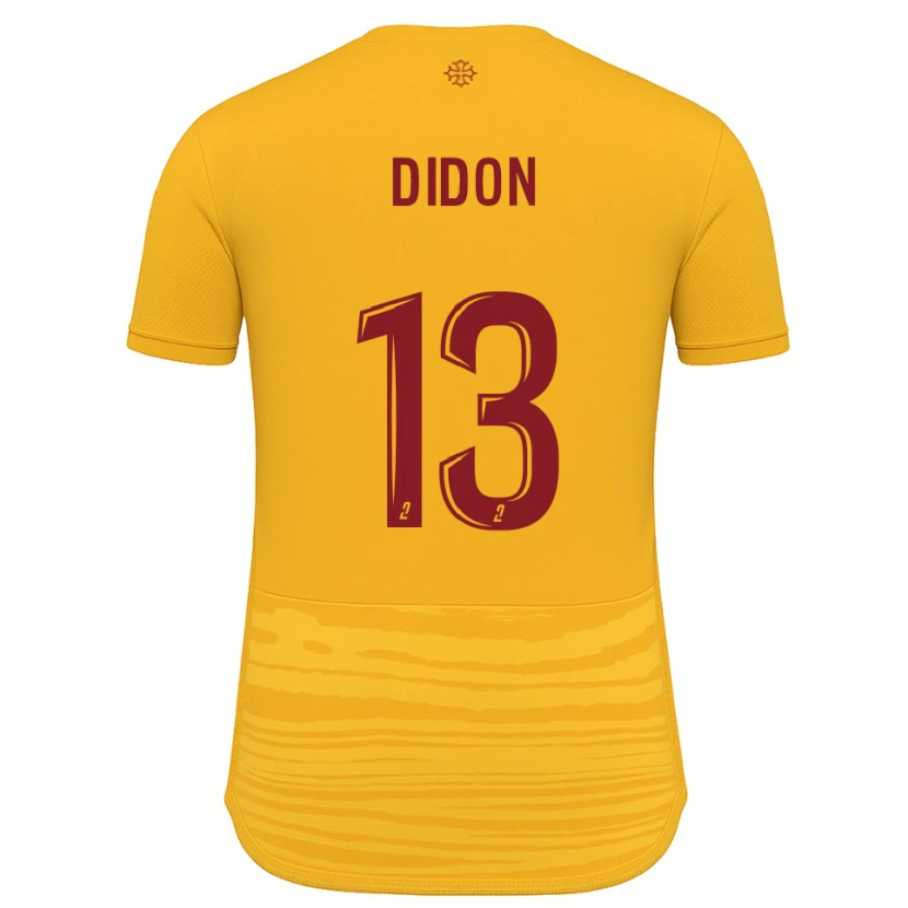 Danxen Dames Anis Didon #13 Oranje Bourgondisch Uitshirt Uittenue 2025/26 T-Shirt