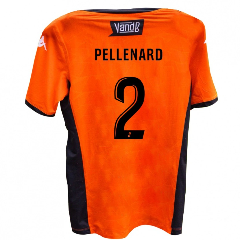 Danxen Dames Théo Pellenard #2 Wit Zwart Uitshirt Uittenue 2025/26 T-Shirt