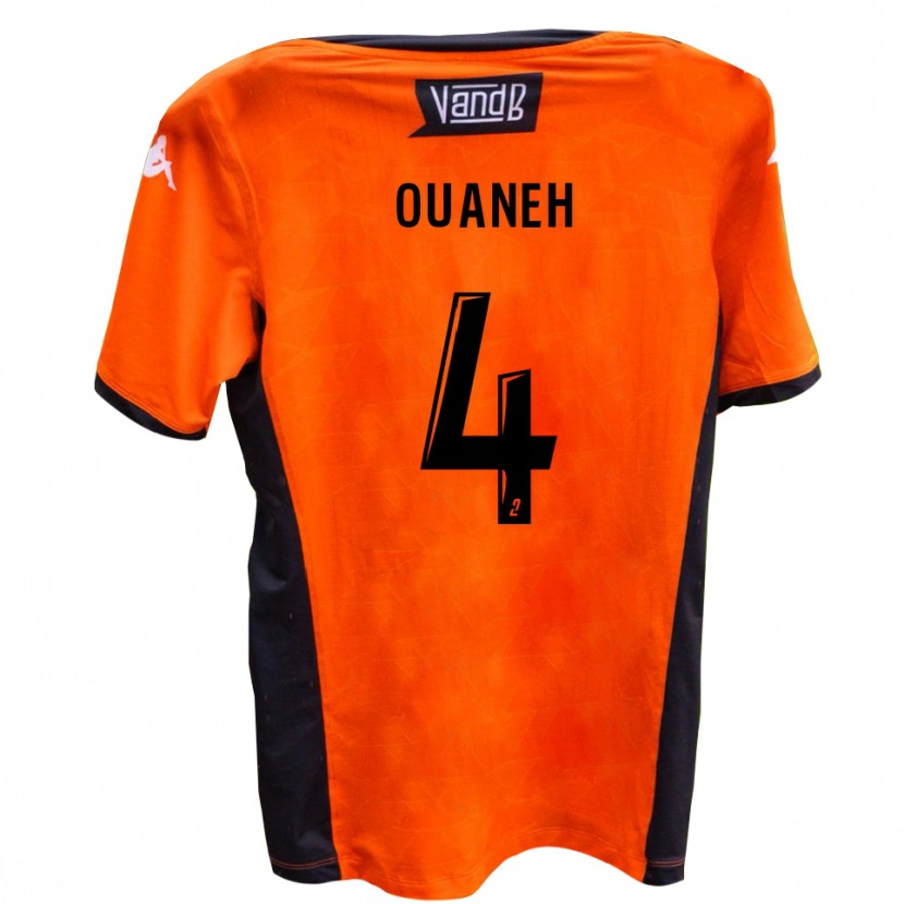 Danxen Dames Peter Ouaneh #4 Wit Zwart Uitshirt Uittenue 2025/26 T-Shirt