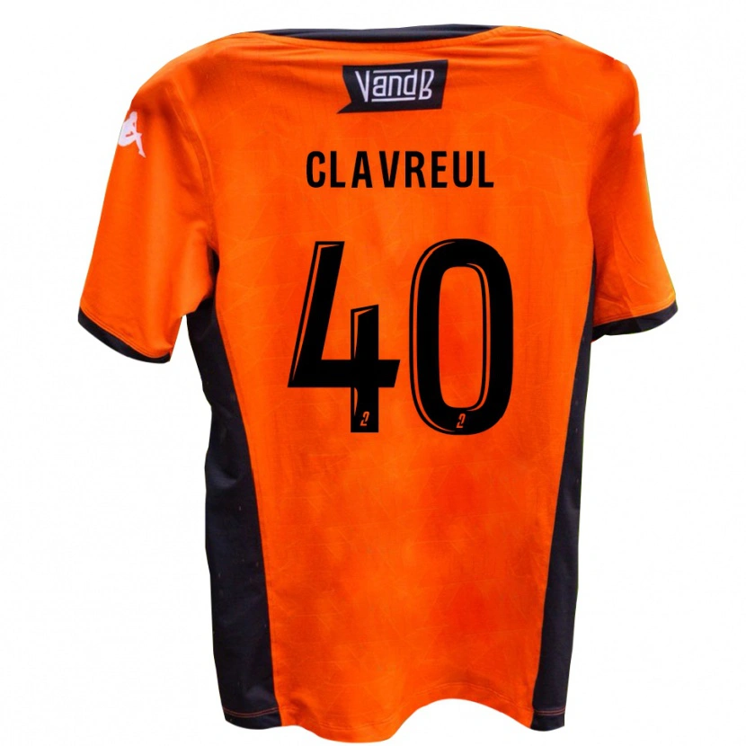 Danxen Dames Ethan Clavreul #40 Wit Zwart Uitshirt Uittenue 2025/26 T-Shirt