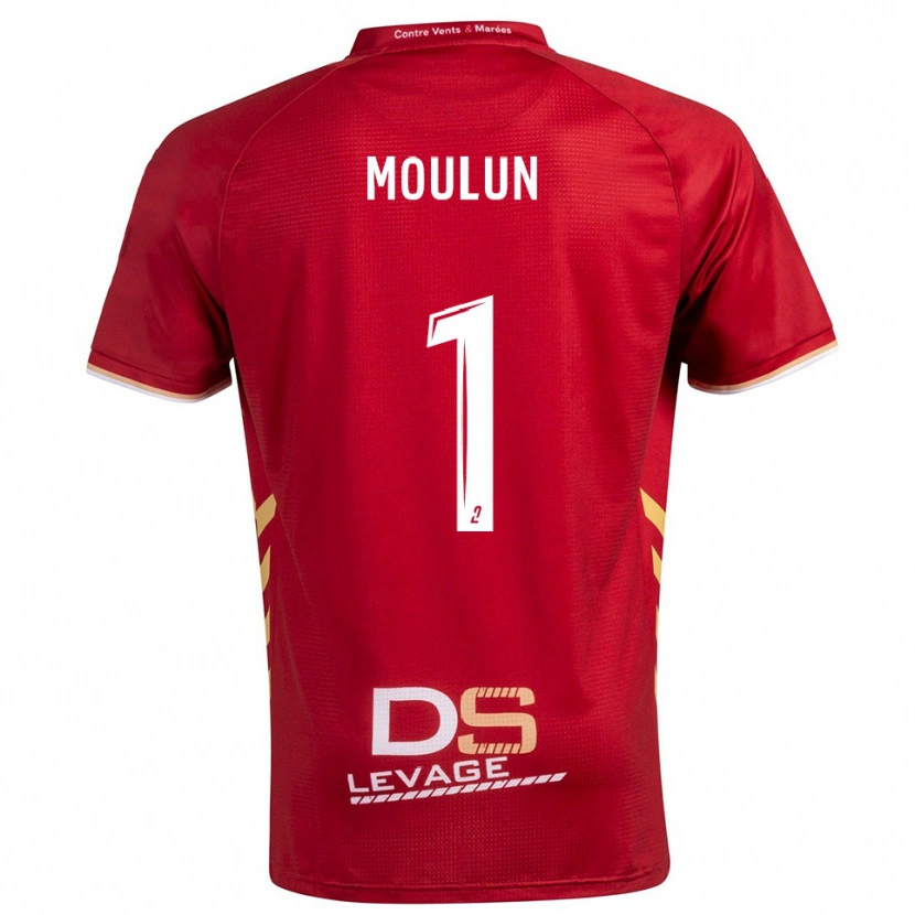 Danxen Dames Clément Moulun #1 Bourgondisch Goud Uitshirt Uittenue 2025/26 T-Shirt